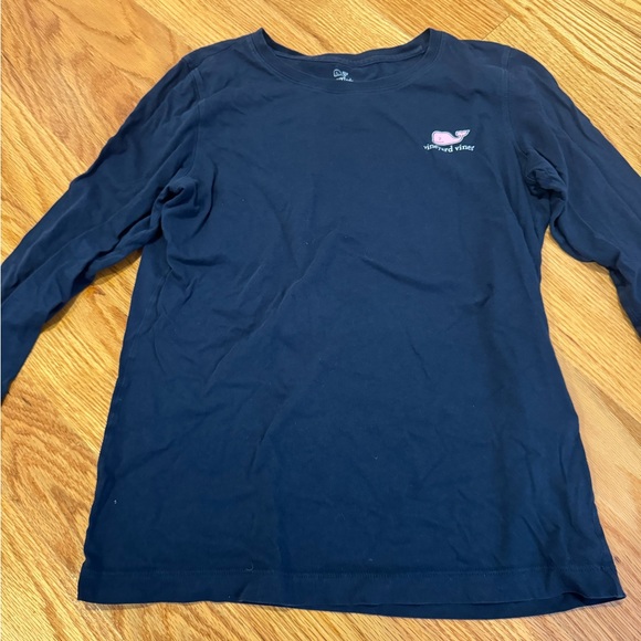 Vineyard Vines Girls Long-sleeve Tee, navy - Picture 1 of 5